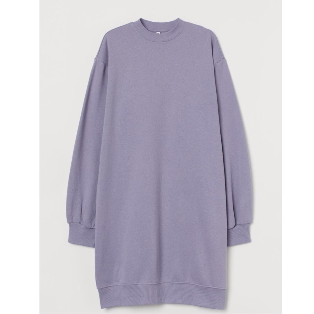 H& M short sweatshirt dress M